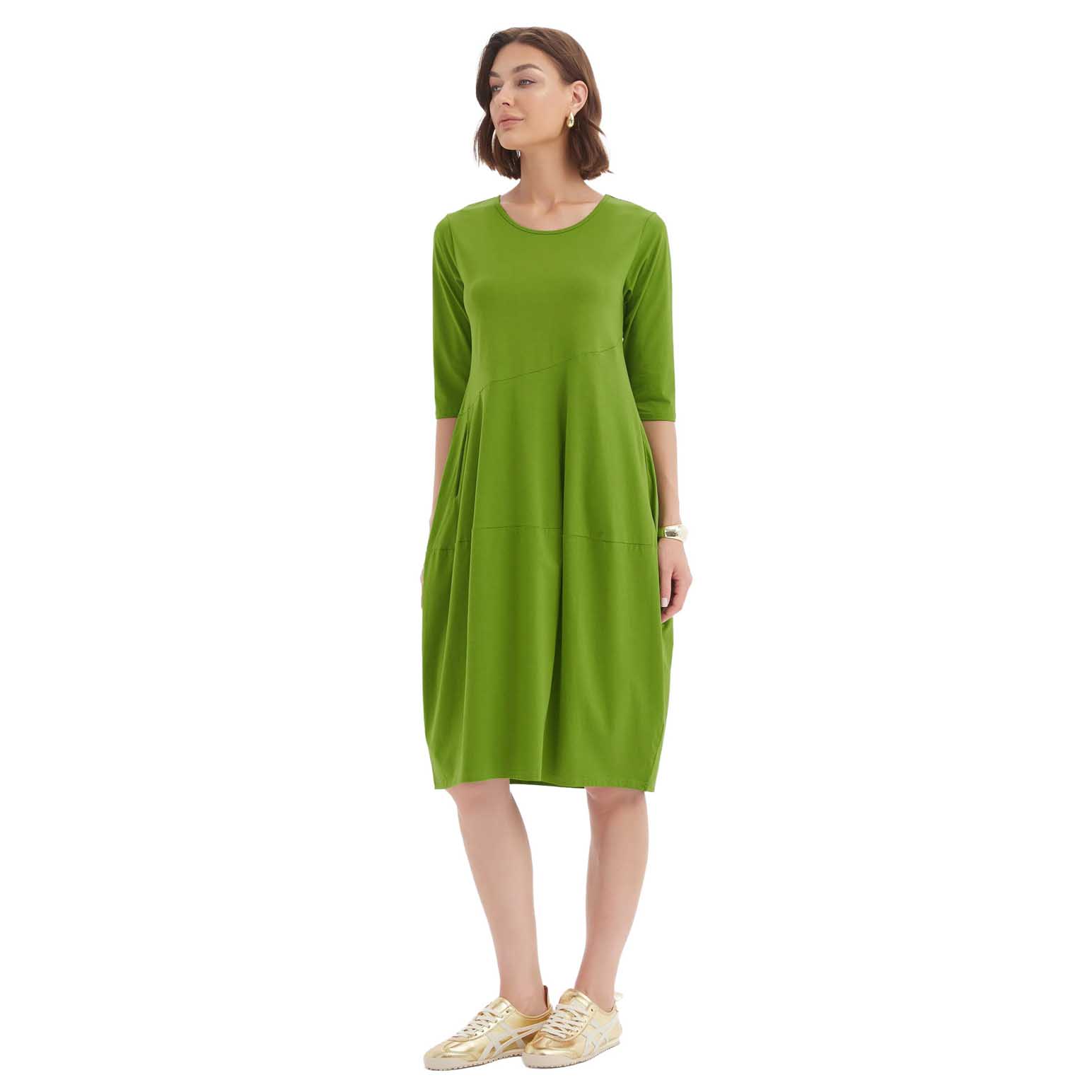 TIRELLI Diagonal Seam Summer Dress